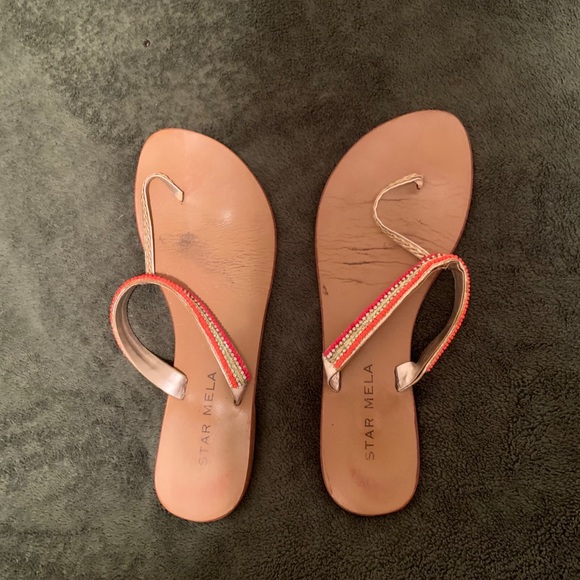 Star Mela UK Leather Sandals - Picture 2 of 5